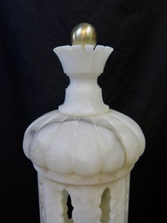 Italienische Alabaster-Tischlampe "Gazebo"