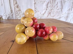 Vintage Italian Alabaster Grape Cluster Sculpture, 1955-1970