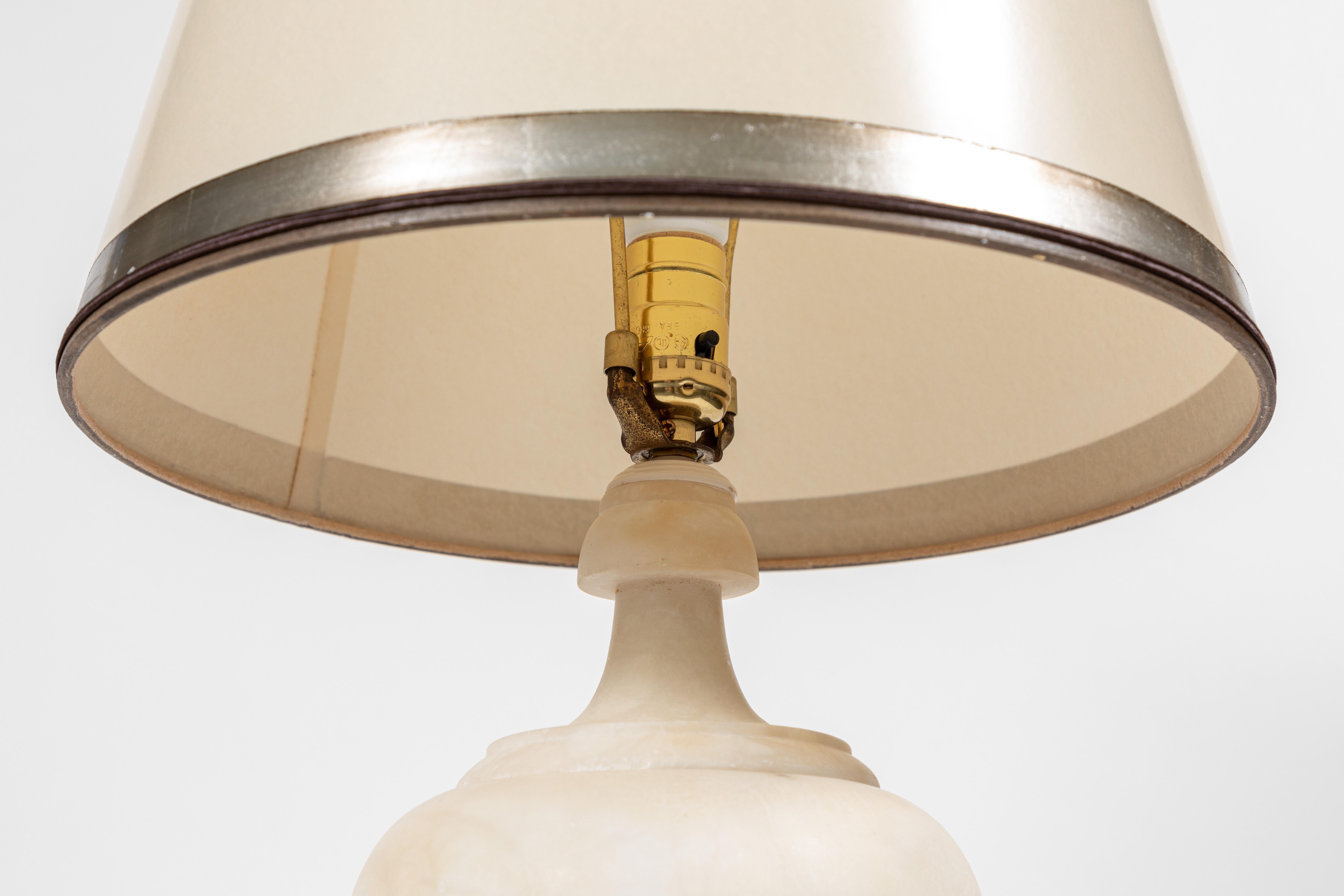 Vintage Italian Alabaster Lamp 3
