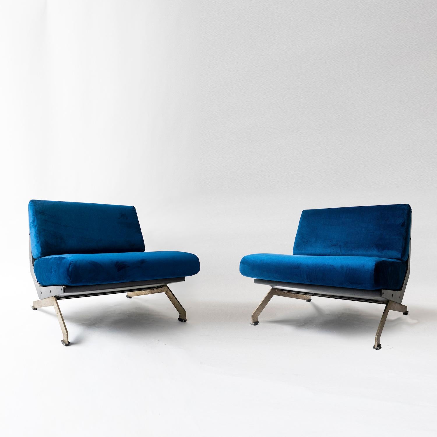 If you think these lounge chairs are tipycally Eighties, think again: for how incredible it might seem, Gianni Moscatelli designed these beauties in 1969 for italian furniture brand Formanova. The choice of materials was definitely futuristic back