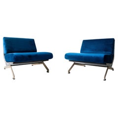 Vintage Italian Alessandra Lounge Chairs by Giulio Moscatelli for Formanova