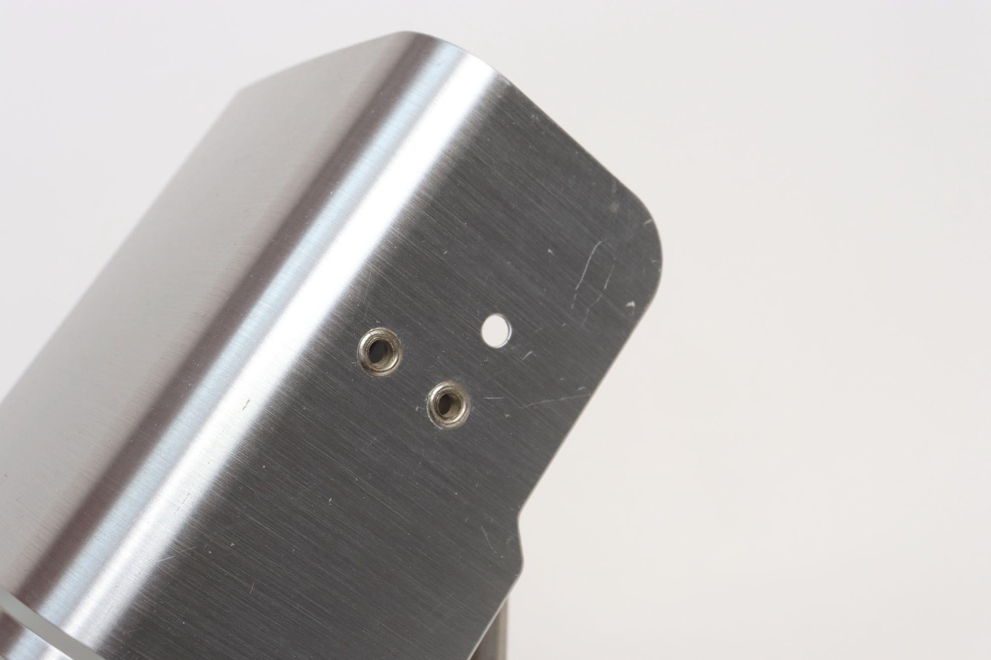 Vintage Italian Aluminum Table Lamp with Swiveling Shade by Targetti Sankey en venta 9