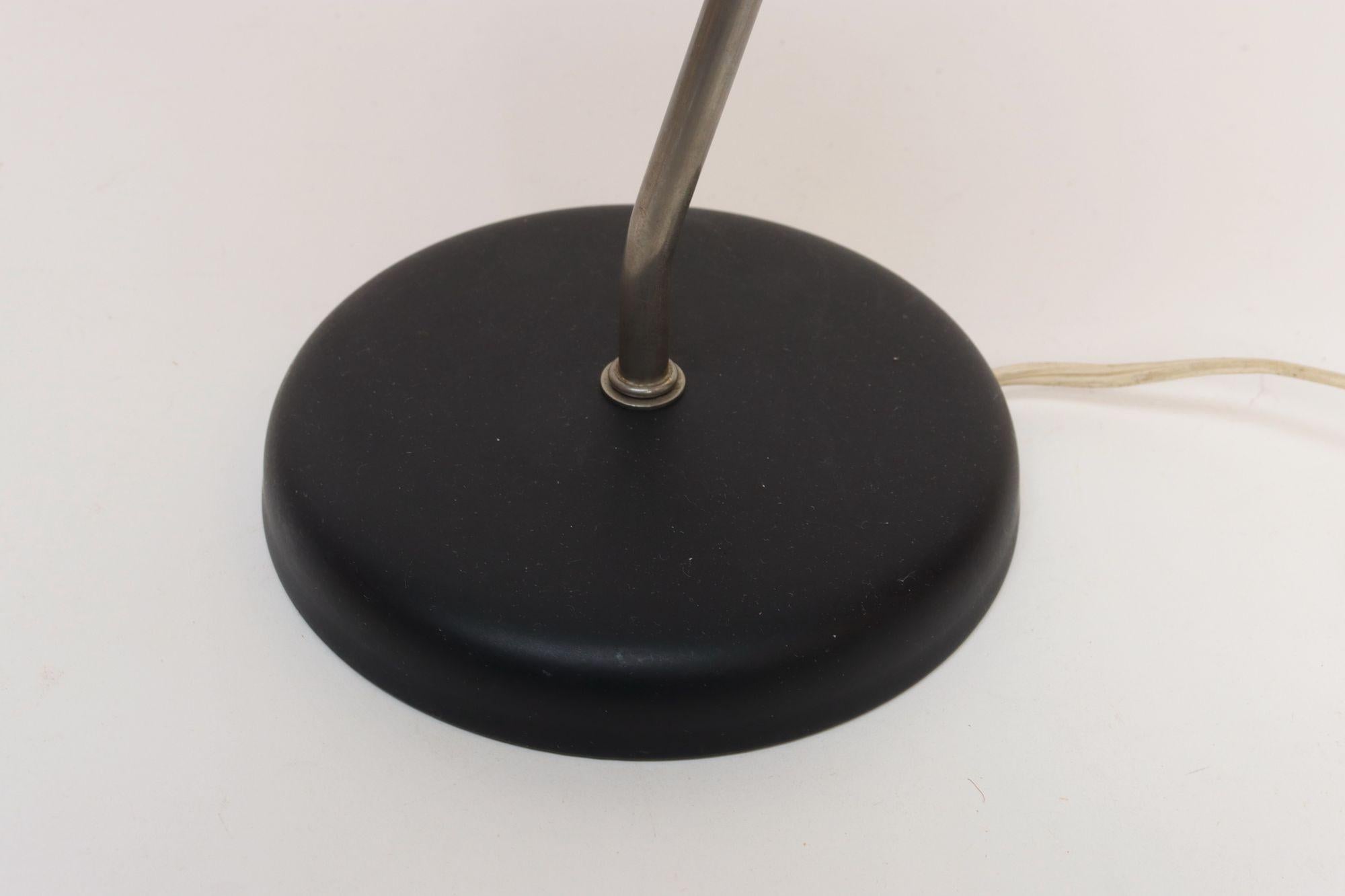 Vintage Italian Aluminum Table Lamp with Swiveling Shade by Targetti Sankey en venta 11