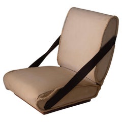 Vintage italian armchair in stile Gio Ponti in original fabric