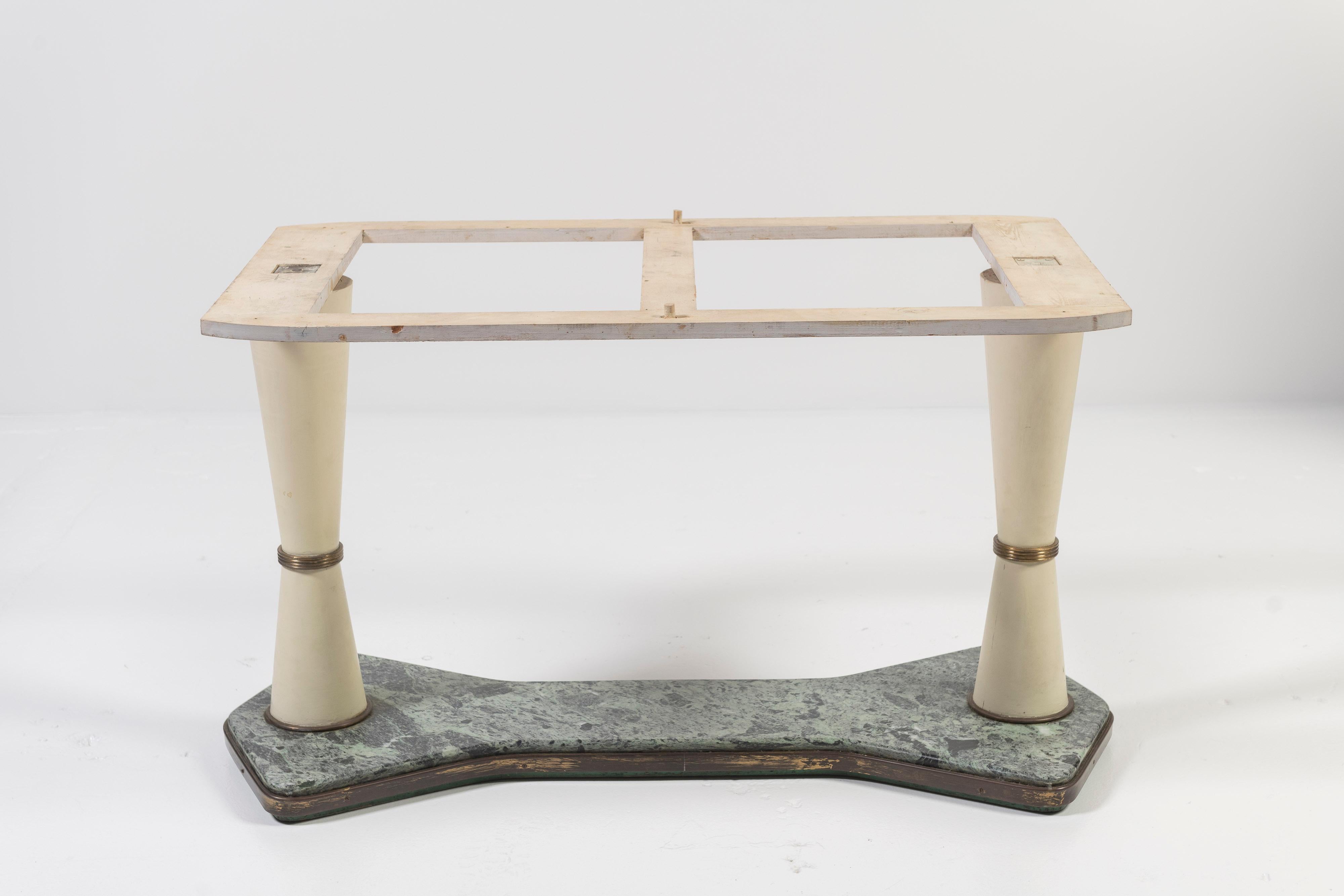 Vintage Italian Art Deco Dining or Center Table, in the style of  Vittorio Dassi For Sale 8