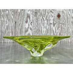 Vintage Italian Art Glass Bowl After Murano