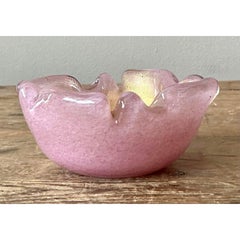 Vintage Italian Glass Schale nach Murano
