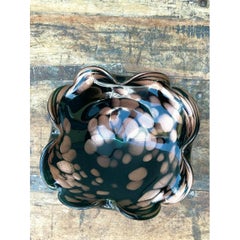 Vintage Italian Glass Schale nach Murano