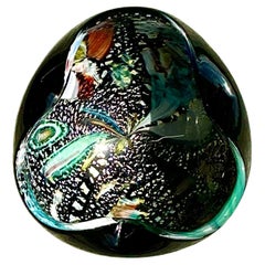Vintage Italian Glass Schale nach Murano