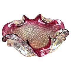 Vintage Italian Art Glass Cuenco De Murano