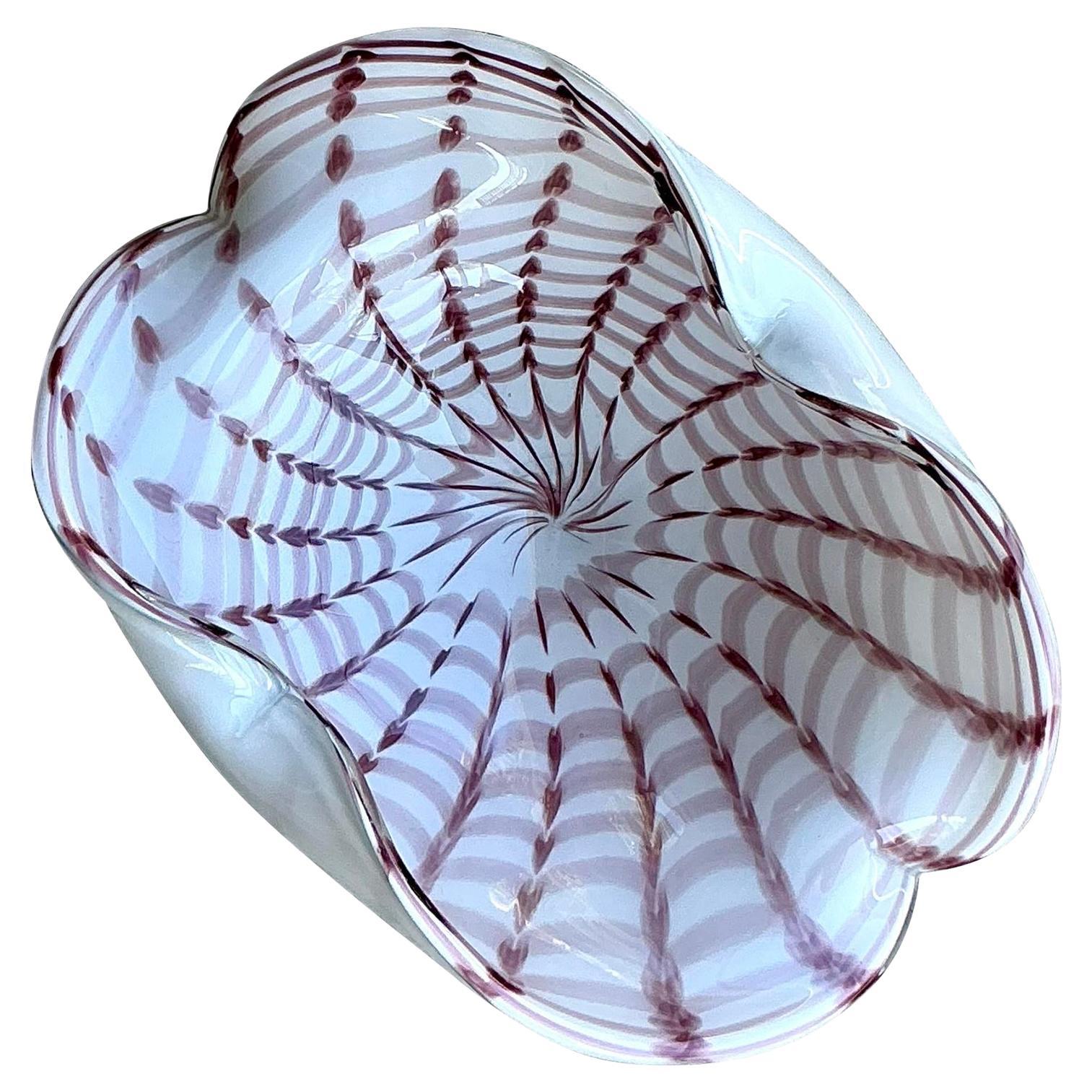 Vintage Italian Art Glass Cuenco De Murano
