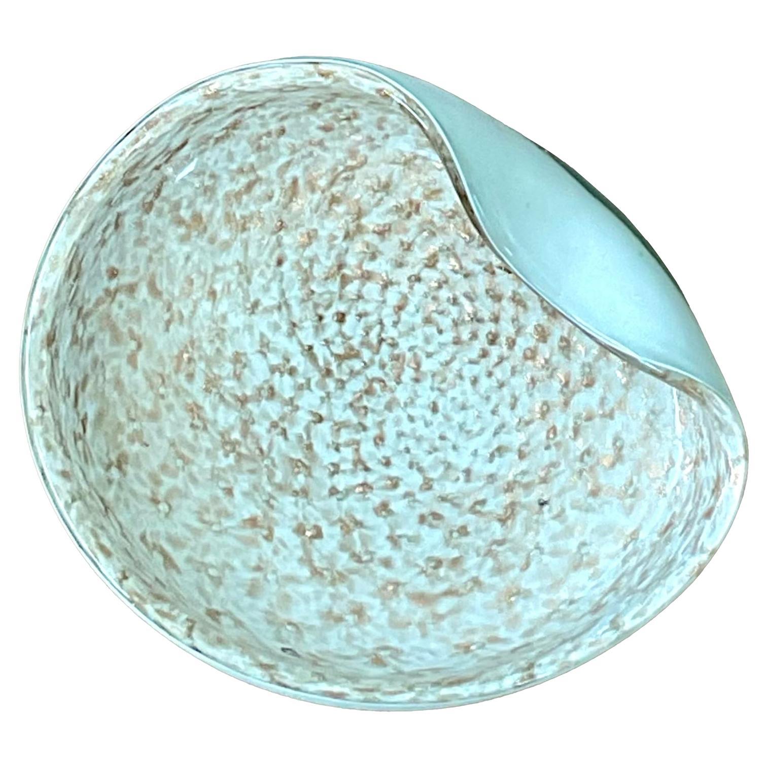 Vintage Italian Art Glass Bowl After Murano