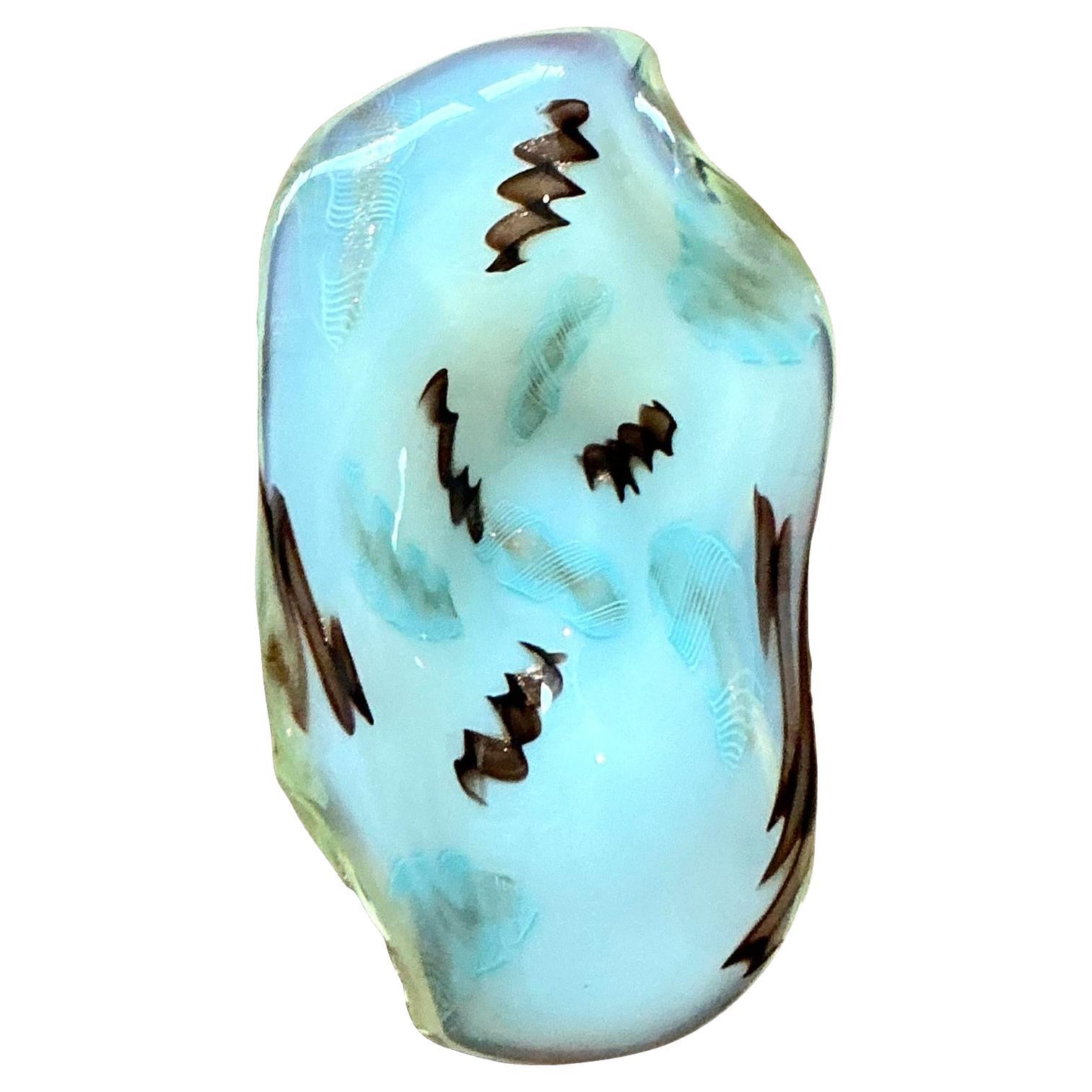 Vintage Italian Art Glass Bowl After Murano