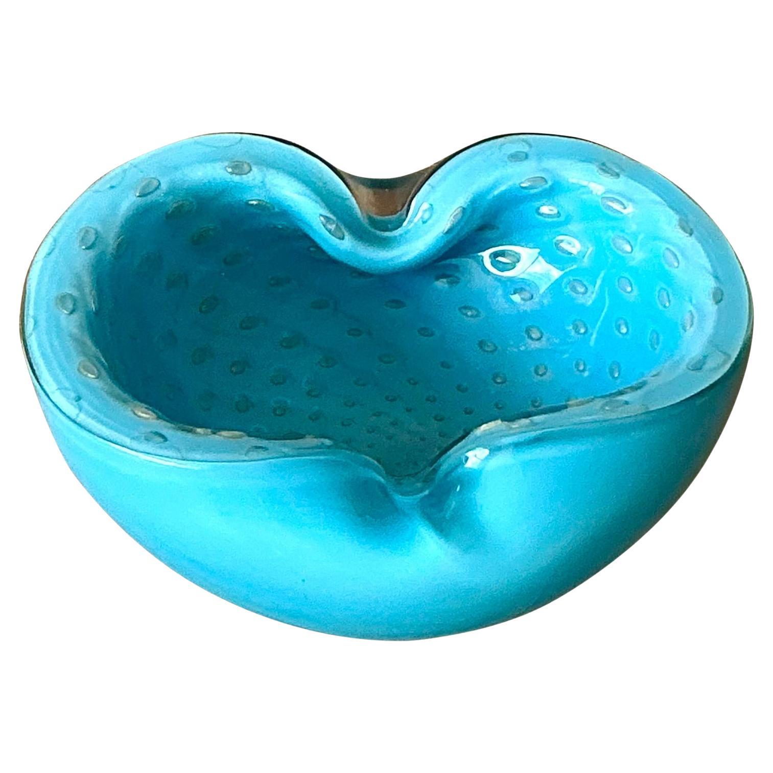 Vintage Italian Art Glass Bowl After Murano