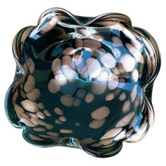Vintage Italian Glass Schale nach Murano