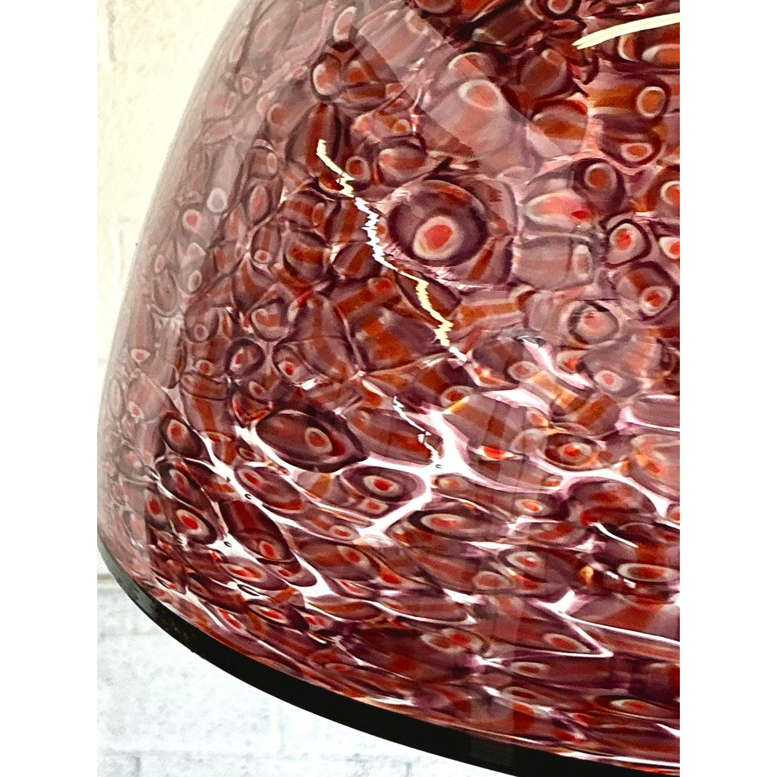Ciondolo a cupola in vetro artistico vintage Italian Glass, dopo Murano In condizioni buone in vendita a West Palm Beach, FL