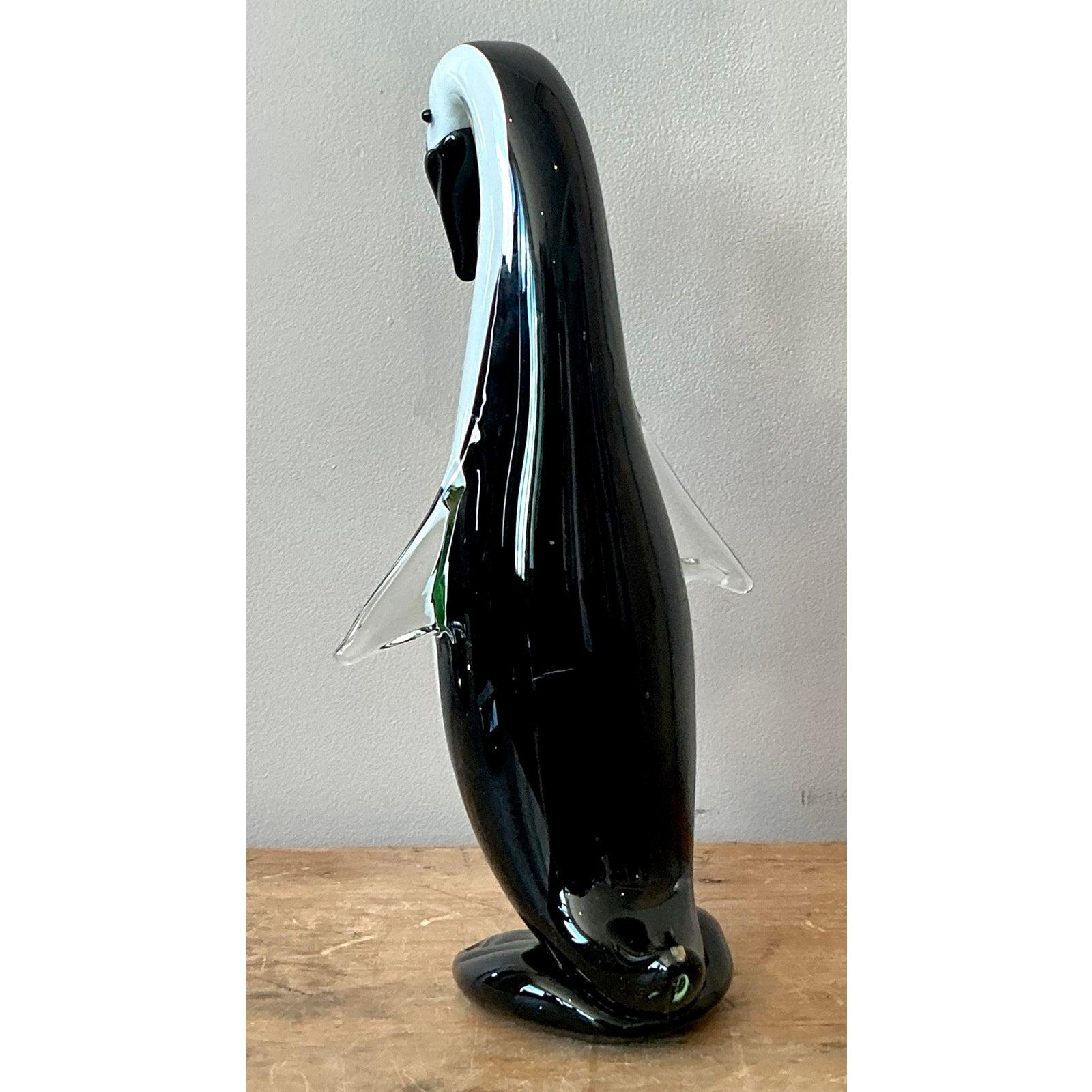 Italiano Pinguino in vetro artistico italiano vintage in vendita