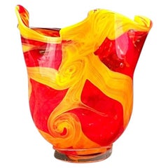 Jarrón Vintage Italian Art Glass After Murano