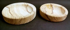 Vintage Italian Ashtray Pair Made in Santafiora Stone