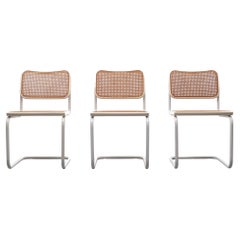 Vintage Italian B32 Chairs Marcel Breuer Cesca, 1970