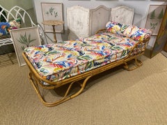 Vintage Italian Bamboo Daybed