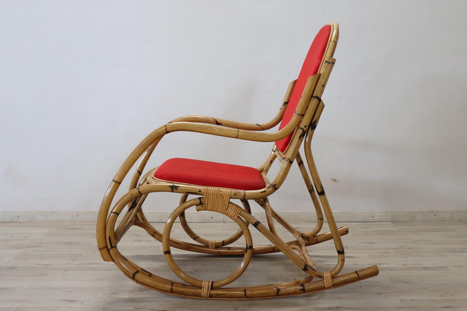 white and gold rocking chair