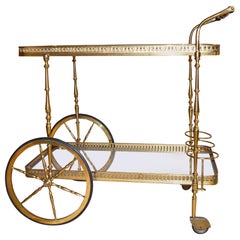 Vintage Italian Bar Cart by Cesare Lacca