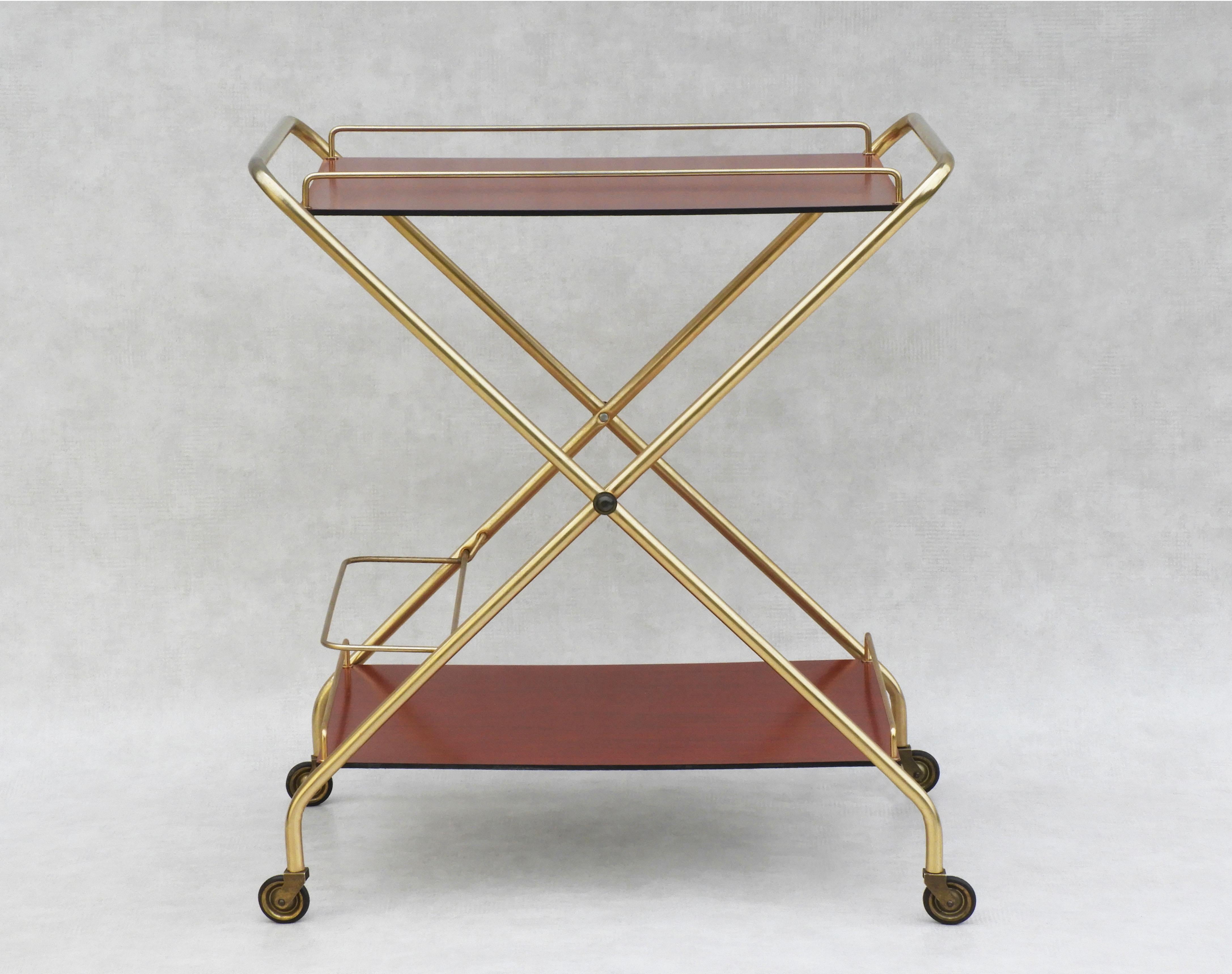 Vintage Italian Bar Cart, c1960 7