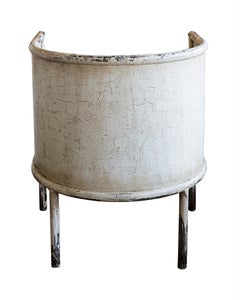 Vintage Italian Barrel Back Chair