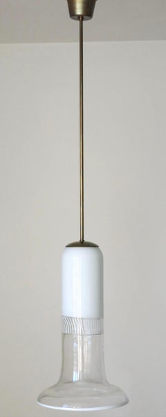 Vintage Italian Bell Pendant by Leucos