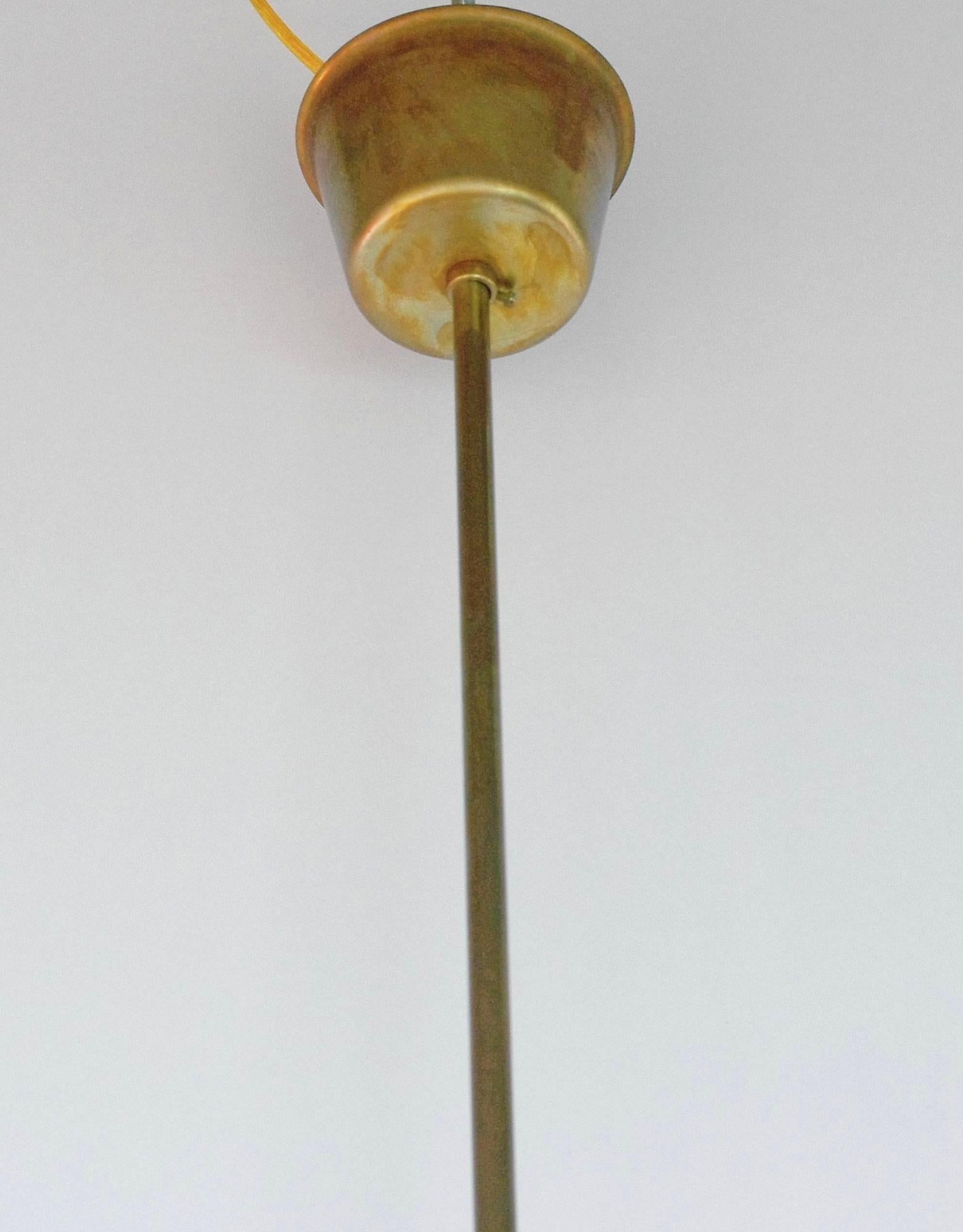 Lampe à suspension cloche italienne vintage par Leucos en vente 1