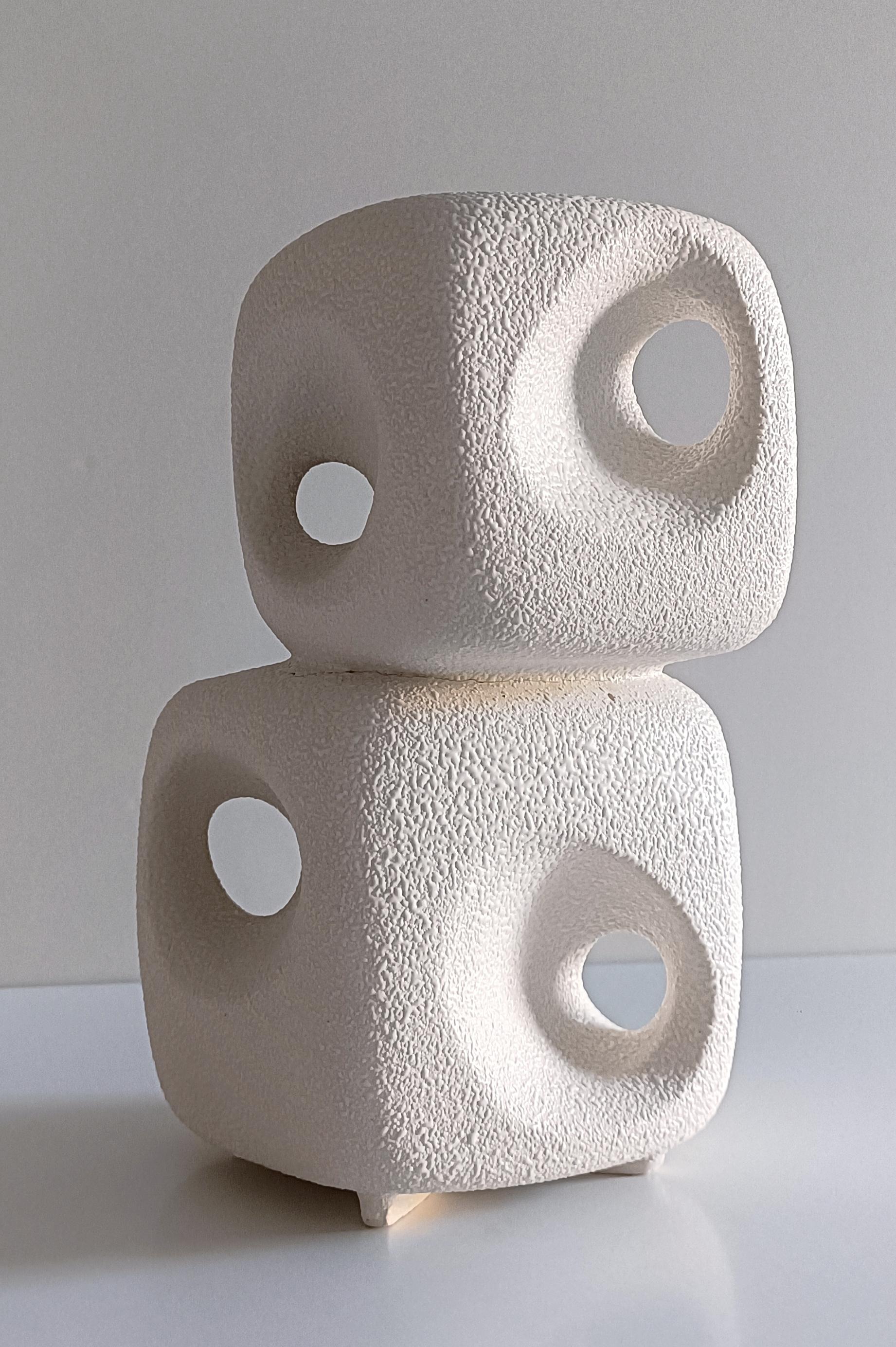 Mid-20th Century Vintage Italian Bertoncello by Roberto Rigon Sculptural Ceramic Vase, 1960s For Sale