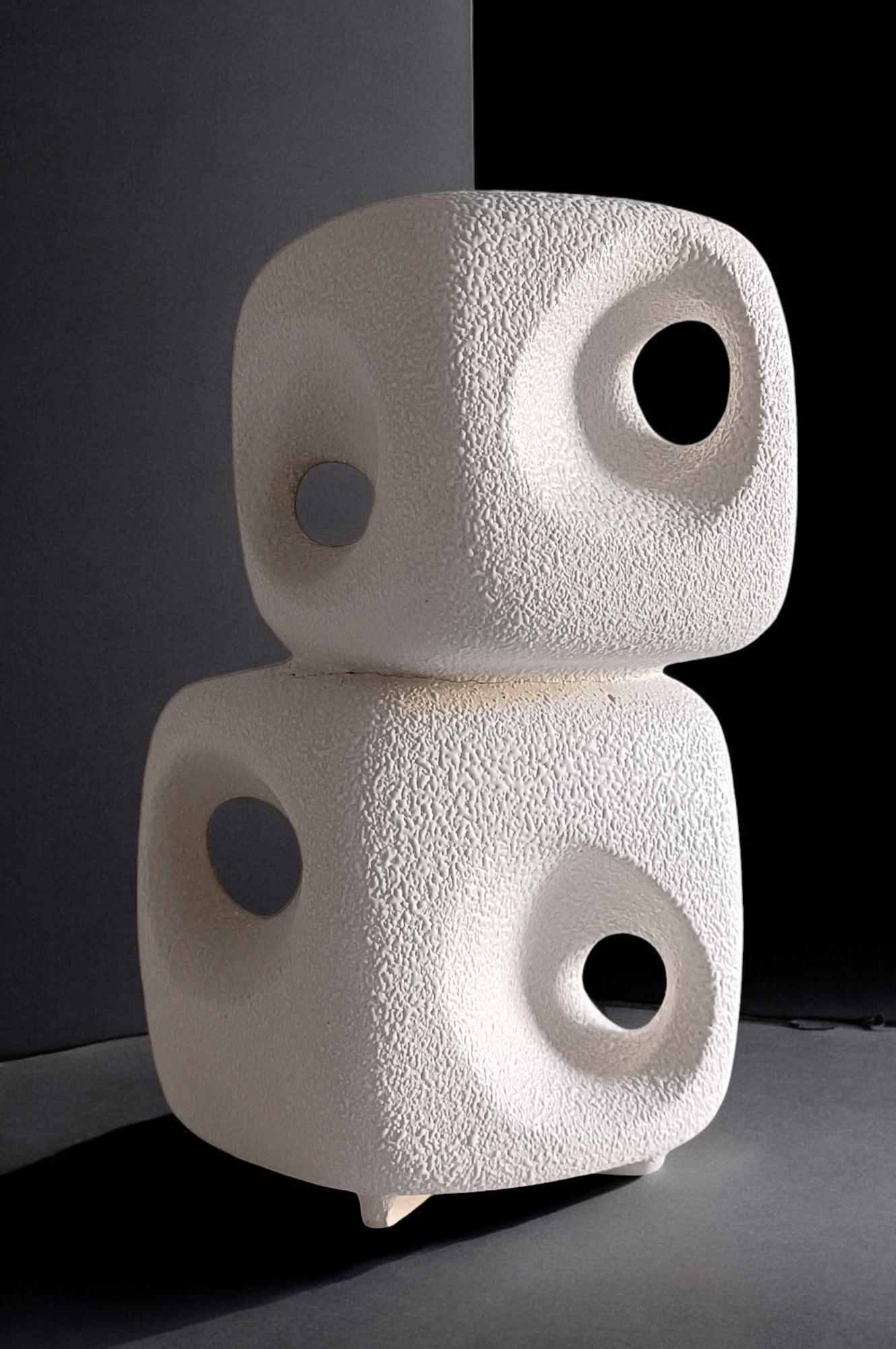 Vintage Italian Bertoncello by Roberto Rigon Sculptural Ceramic Vase, 1960s For Sale 1