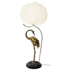 Italienische Vintage-Stehlampe mit Vogelmotiv von Antonio Pavia