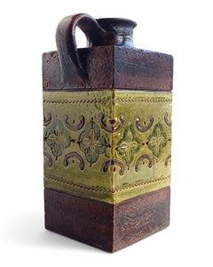 Pichet en céramique du milieu du siècle de Bitossi par Aldo Londi, années 1960