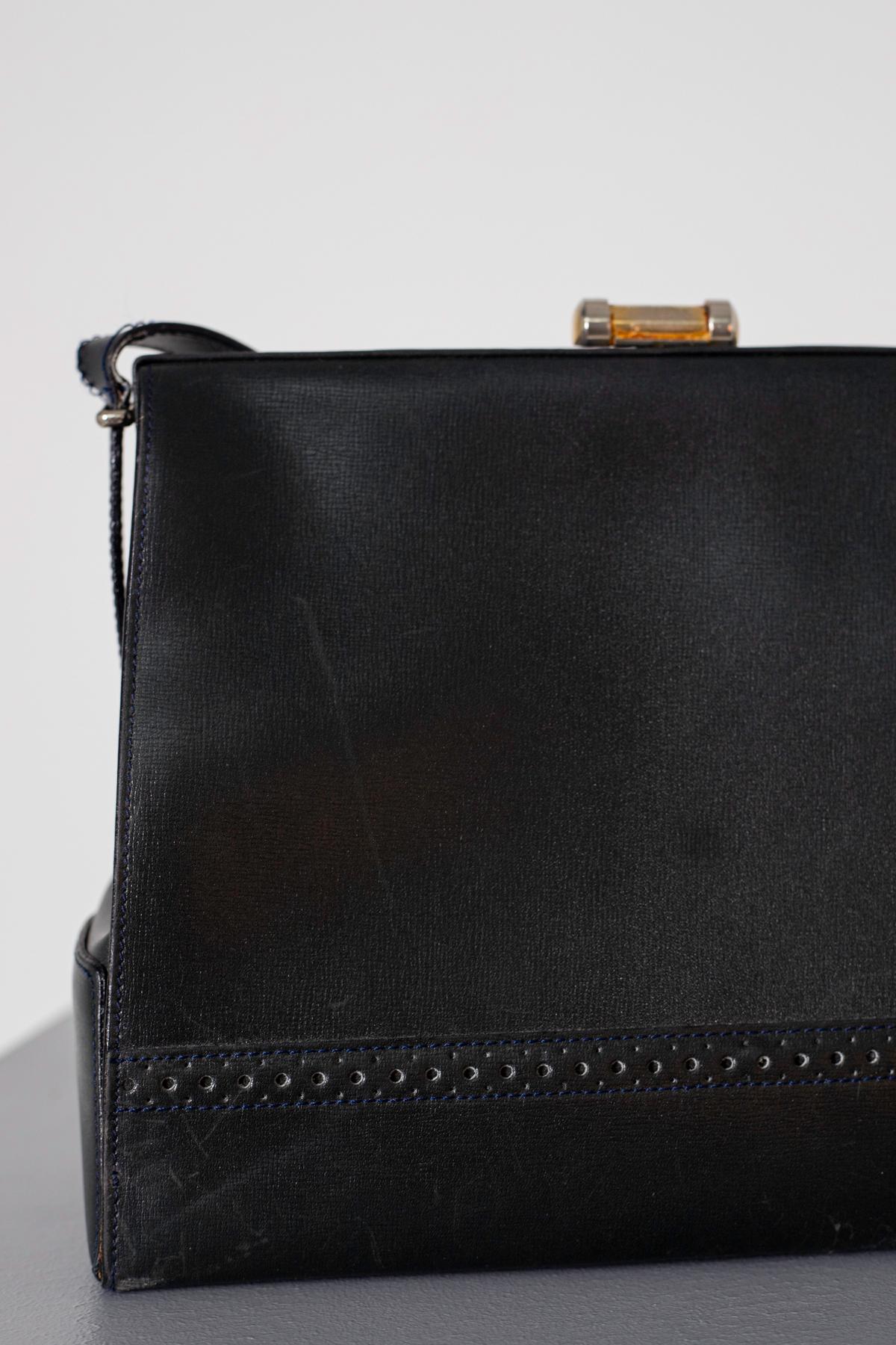 Luana Italian Vintage Leather Bag For Sale 5