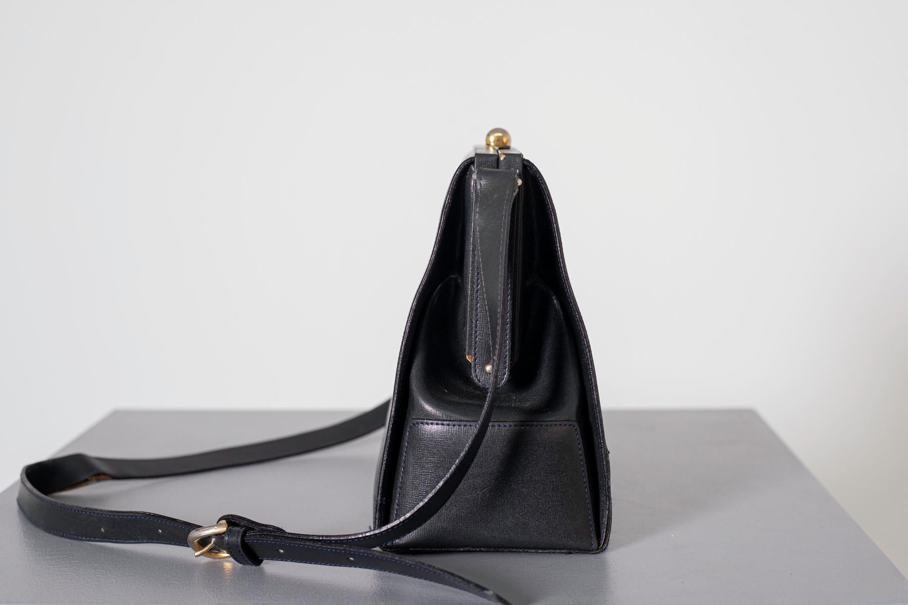 Luana Italian Vintage Leather Bag For Sale 1