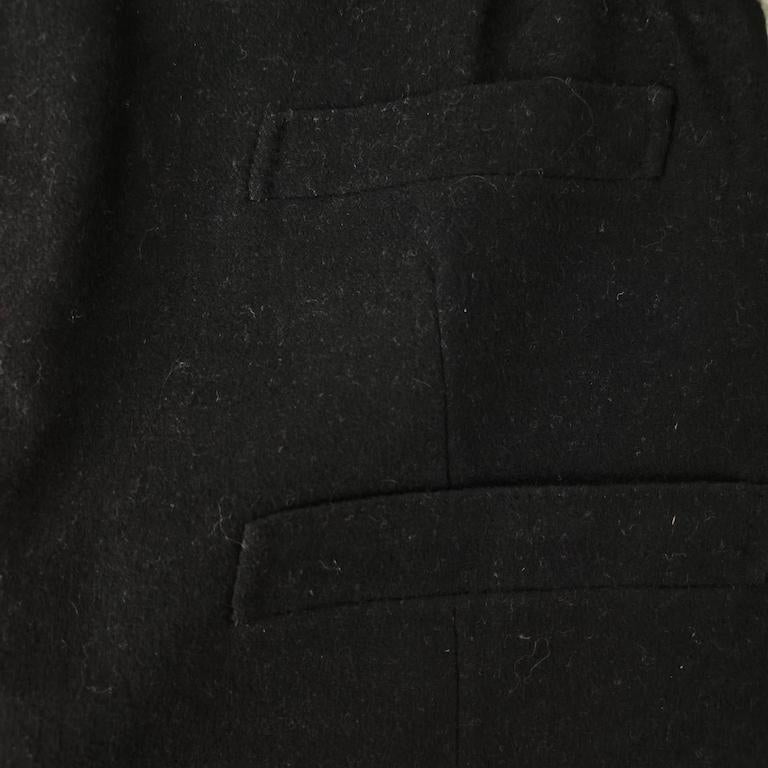Vintage Italian black wool tailcoat (“smoking”) in vendita 6
