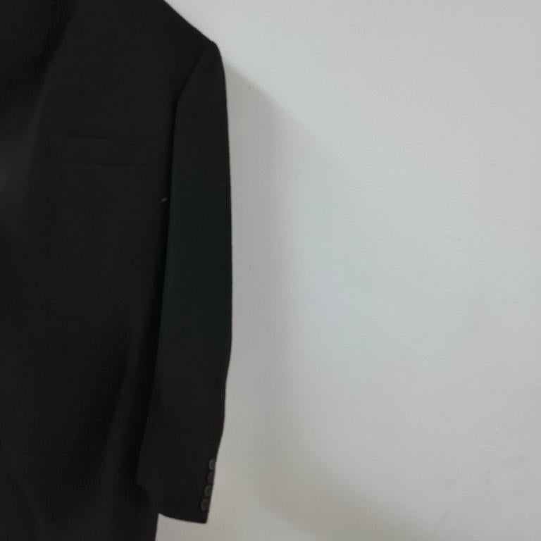 Vintage Italian black wool tailcoat (“smoking”) in vendita 10