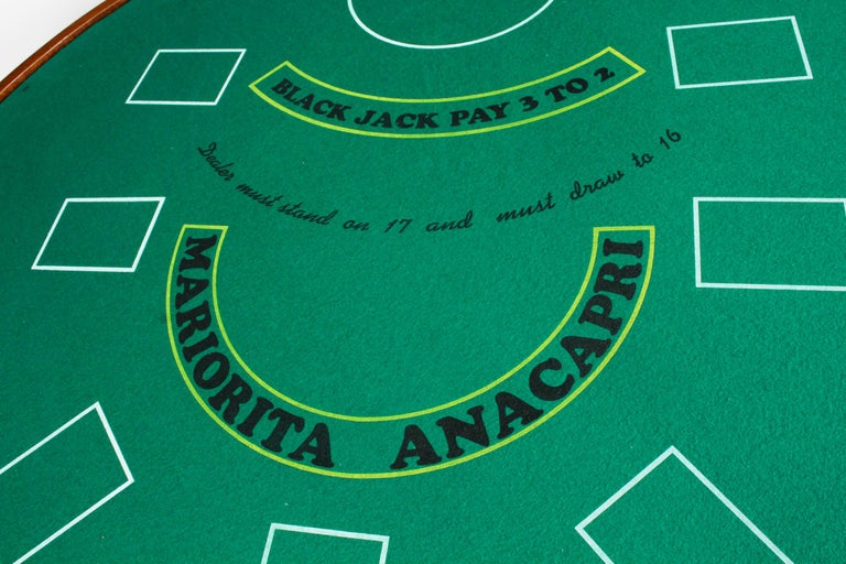 Tappeto Da Gioco In Feltro 60x90 Cm Doppia Faccia – Roulette E Blackjack, Per Poker E Craps, Leggero E Portatile