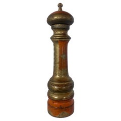 Used Italian Borghese Style Pepper Mill  Made in Italy