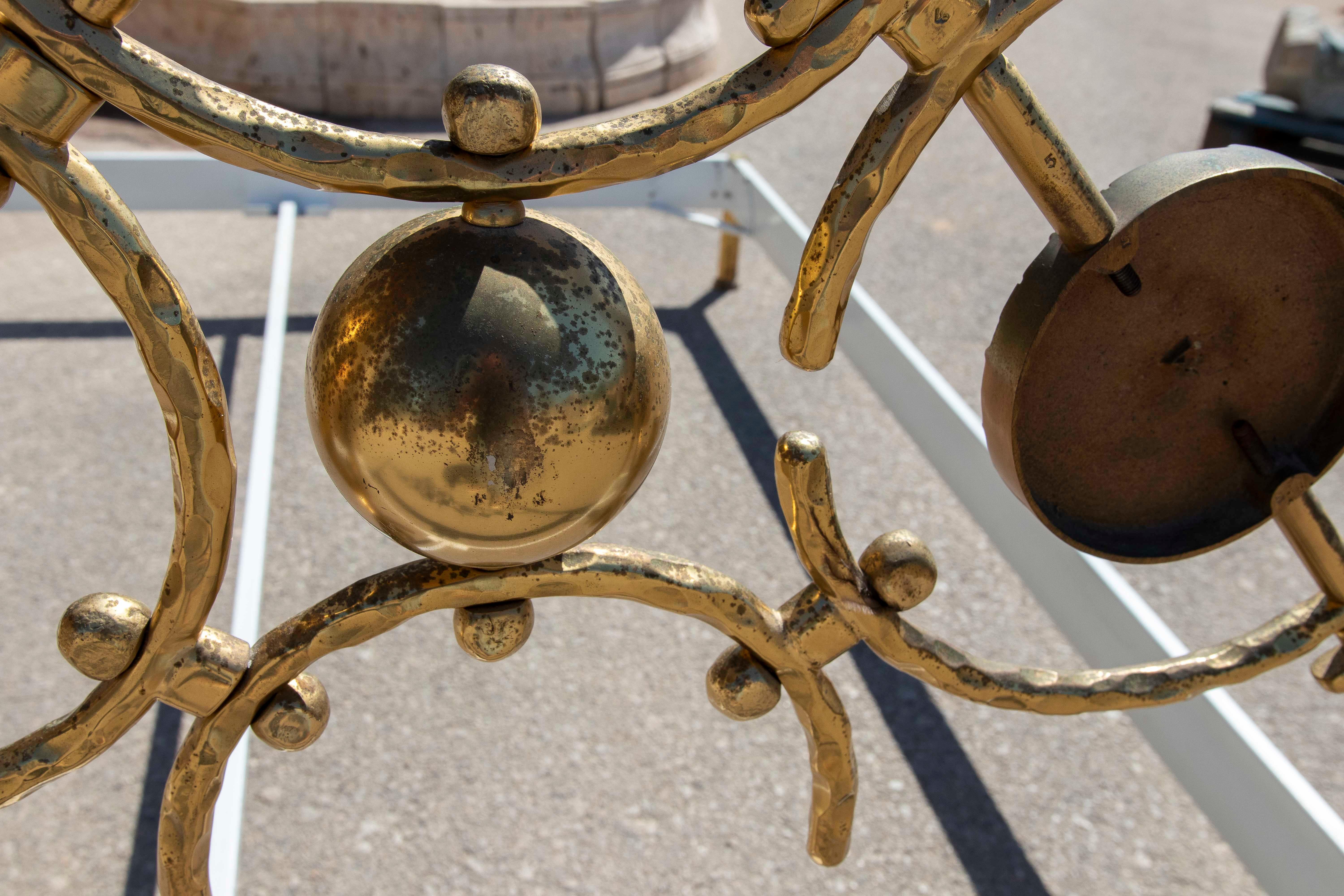Estructura de cama italiana vintage de latón de Osvaldo Borsani y Arnaldo Pomodoro en venta 10