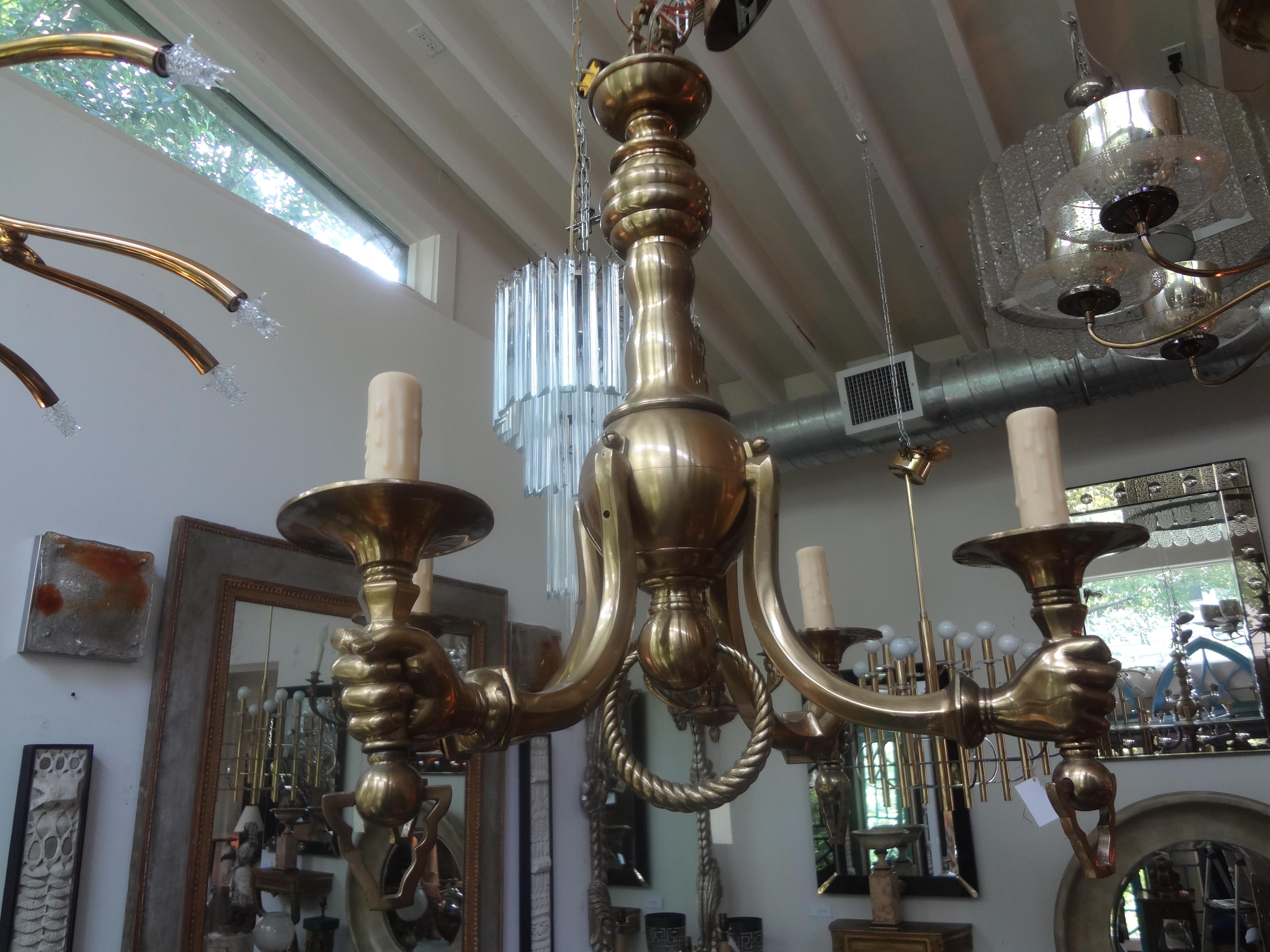 vintage italian brass chandeliers