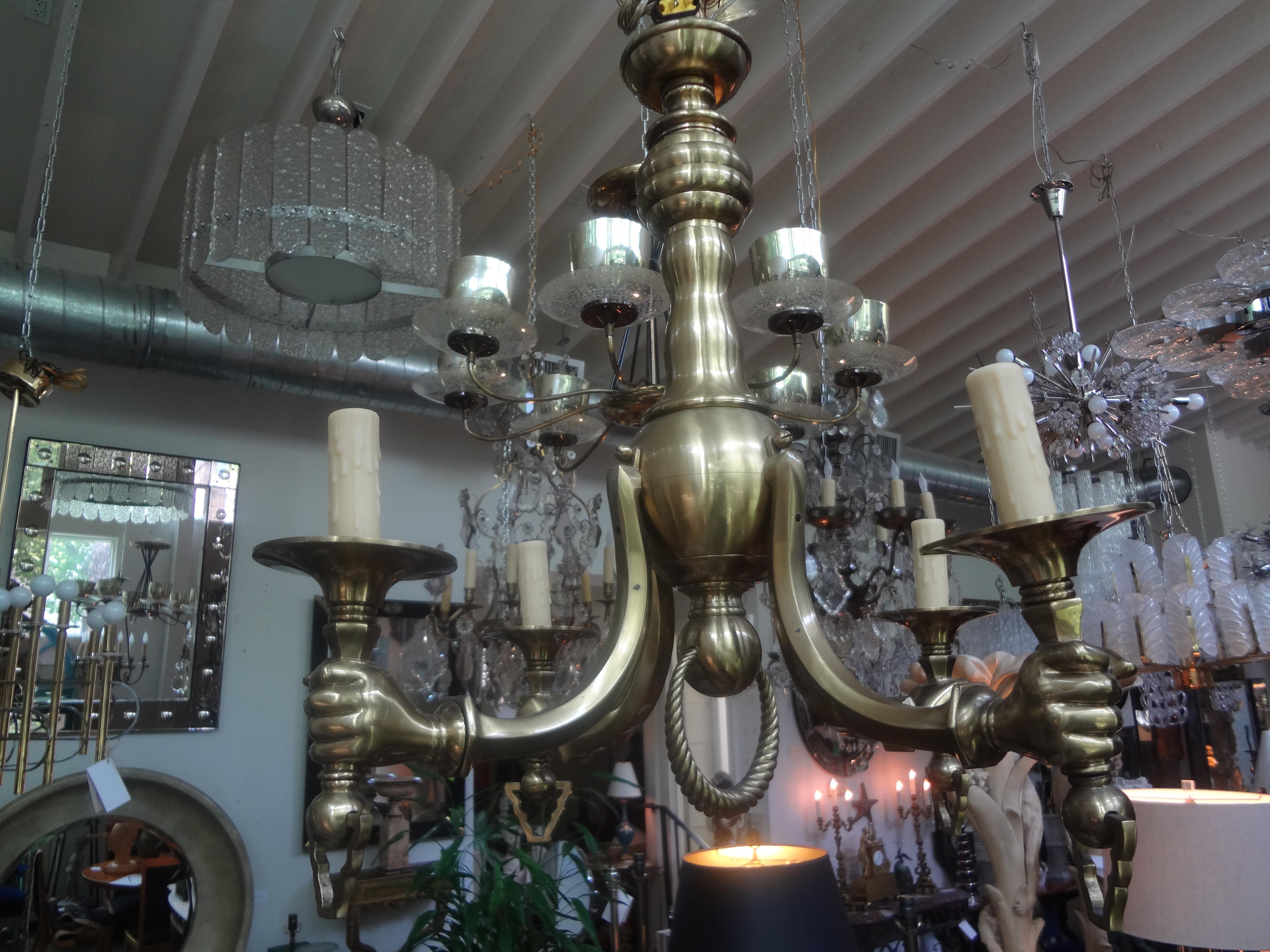 italian brass chandeliers