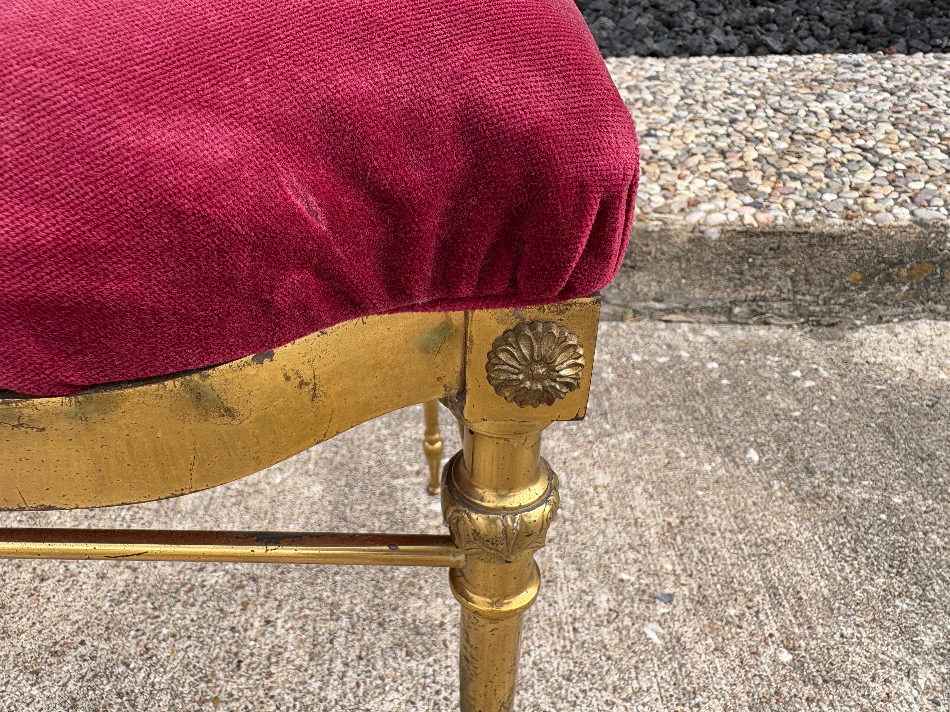 Vintage Italienisch Messing Chiavari Stuhl im Angebot 5