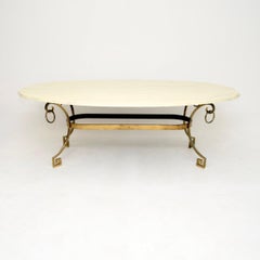 Vintage Italian Brass Dining Table