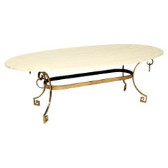 Vintage Italian Brass Dining Table