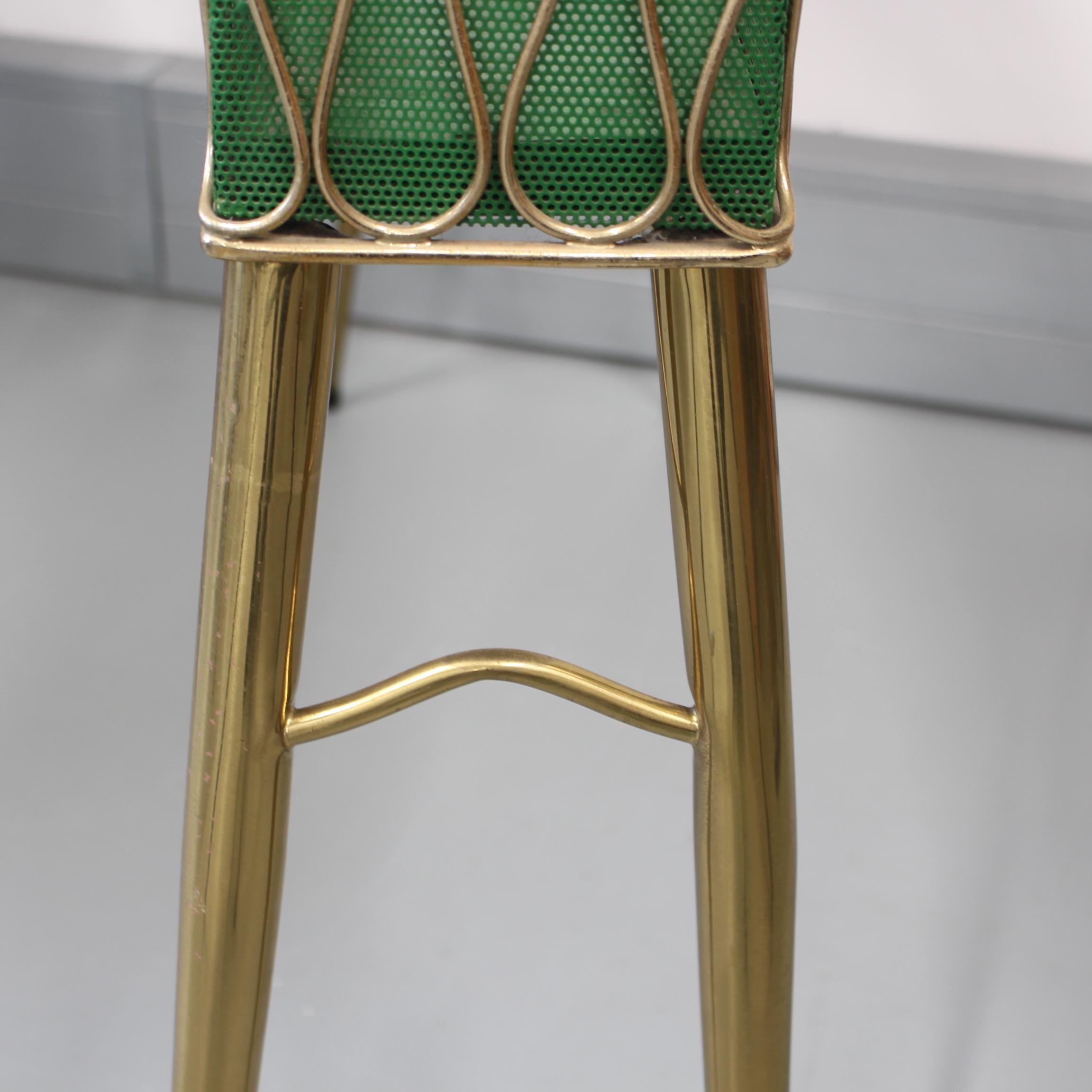 Stand italien vintage pour plantes en laiton (circa 1960) en vente 10