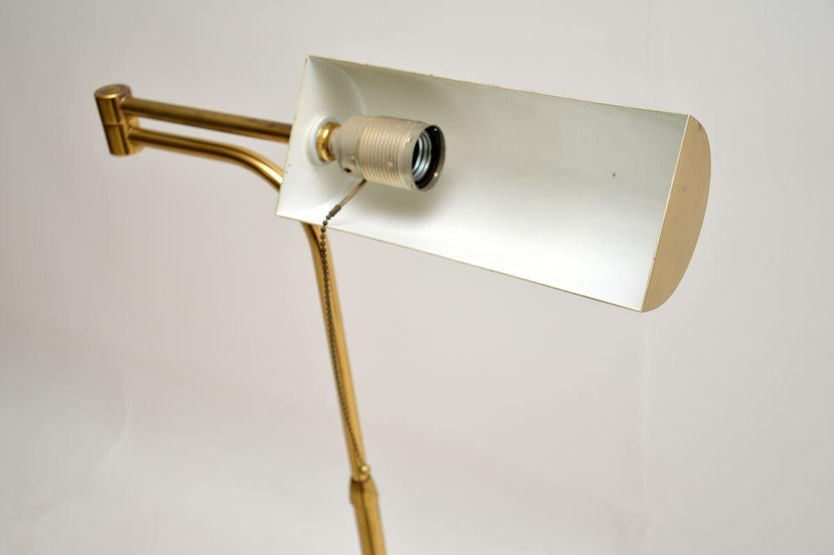 Vintage Italian Brass Floor Lamp Bon état à London, GB