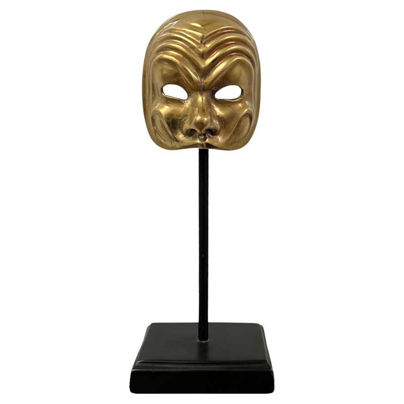 Wooden Mask of a Chinese Traditional Opera Personage, Sulfur Eyes, 1900 ...